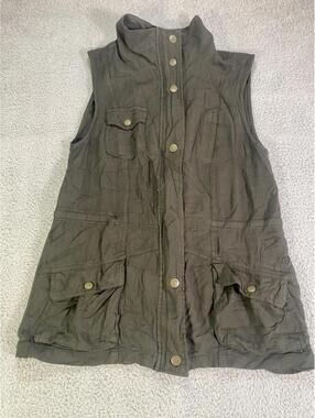 Utility Women Vest Medium Green Ashley By 26 International